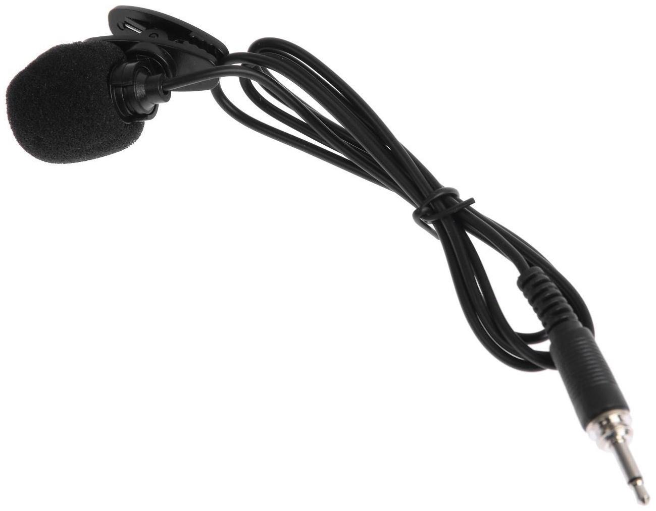 Микрофон ELTRONIC 10-05 петличный, 12-40 дБ, беспроводной, с прищепкой, черный