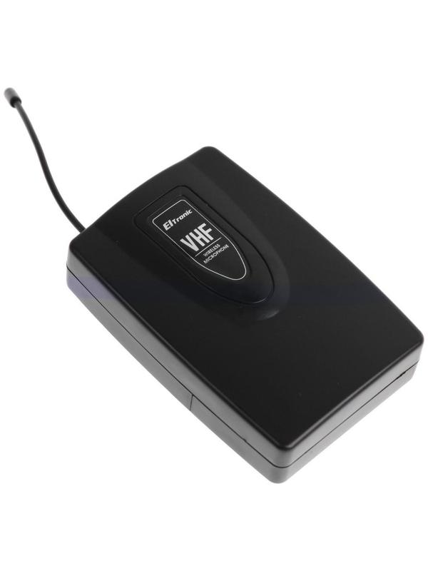 Микрофон ELTRONIC 10-05 петличный, 12-40 дБ, беспроводной, с прищепкой, черный