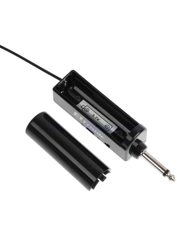 Микрофон ELTRONIC 10-05 петличный, 12-40 дБ, беспроводной, с прищепкой, черный