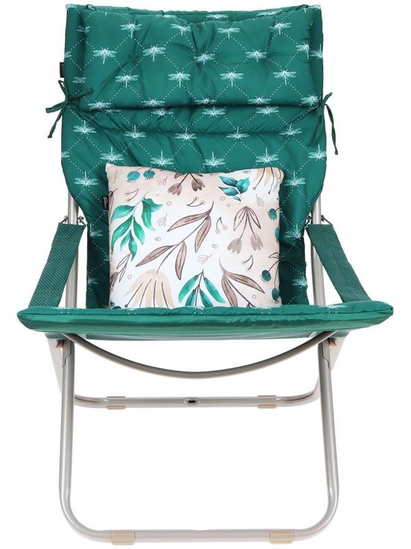 Кресло-шезлонг матрас + подушка HHK6/G темно-зелёный