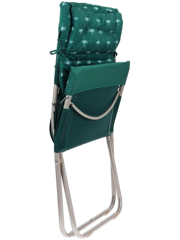 Кресло-шезлонг матрас + подушка HHK6/G темно-зелёный