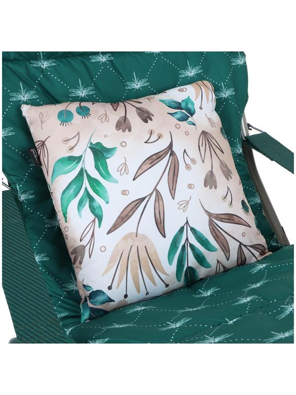Кресло-шезлонг матрас + подушка HHK6/G темно-зелёный