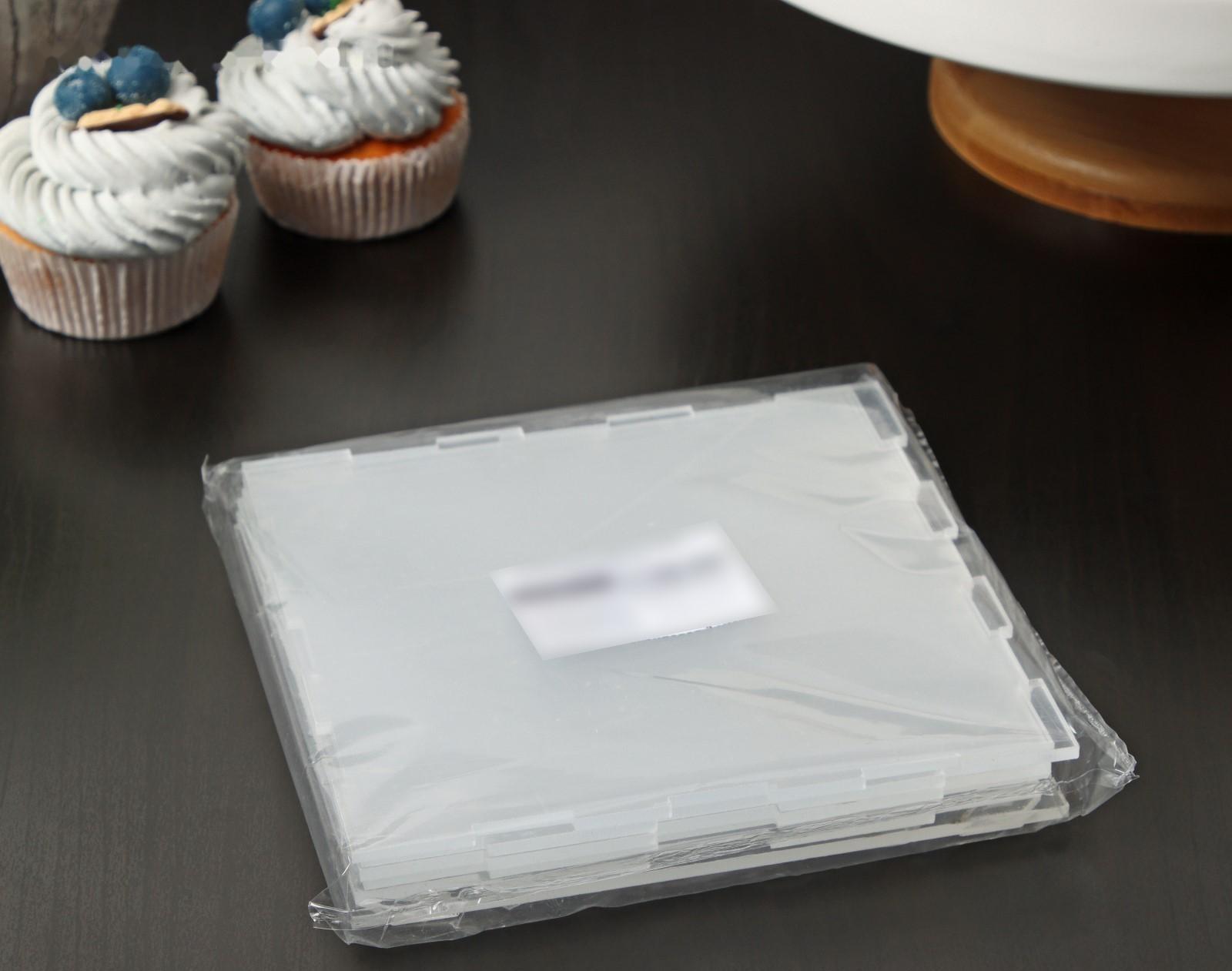 Фальшярус для торта, куб, 15×15×15 см, цвет прозрачный