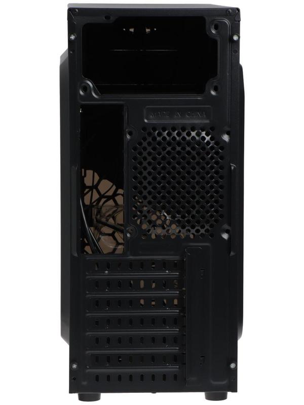 Корпус ExeGate Miditower EVO-8207, без БП,ATX,1хUSB2.0, 1хUSB3.0,чёрный с красной подсветкой