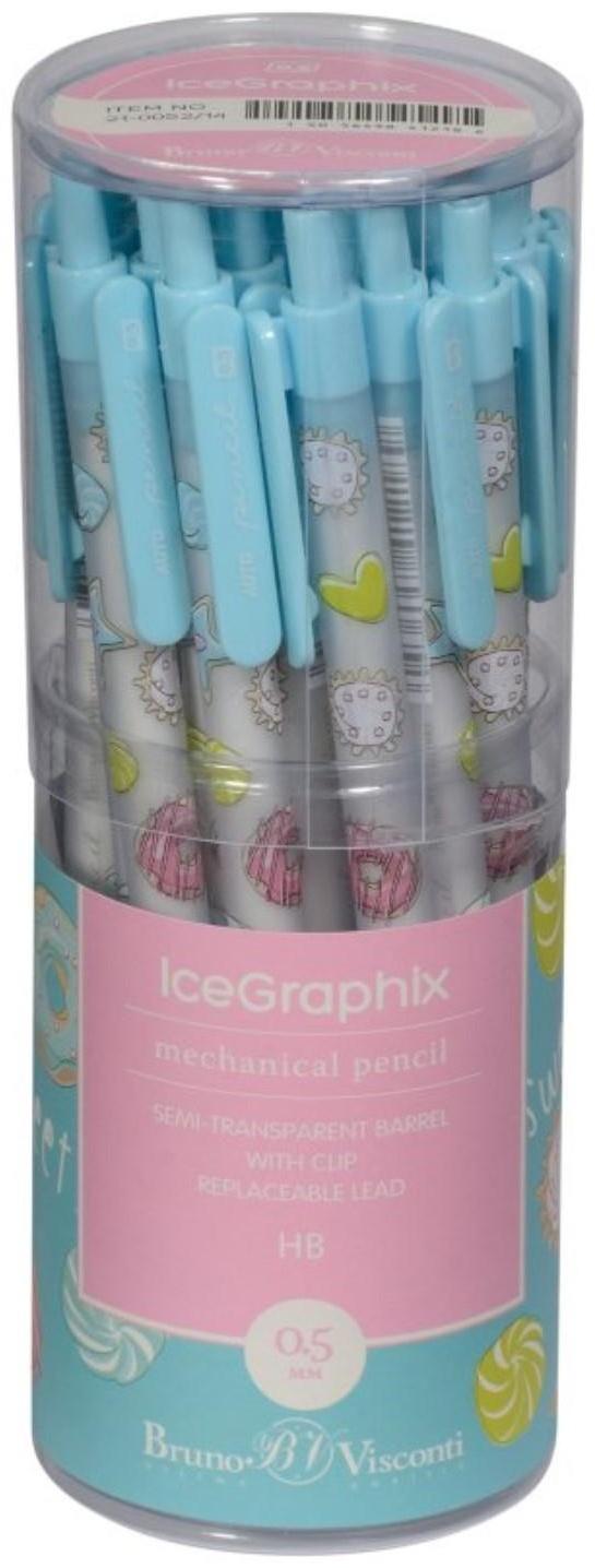 Карандаш механический 0.5 мм BrunoVisconti. IceGraphix 