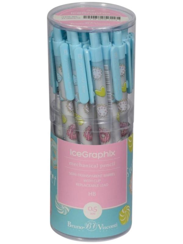 Карандаш механический 0.5 мм BrunoVisconti. IceGraphix 