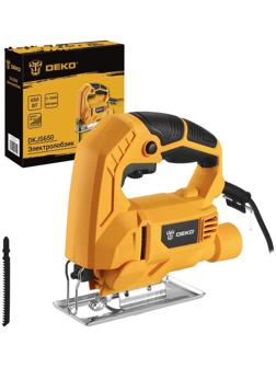 Электролобзик DEKO DKJS650, 650 Вт, регулировка оборотов, 3000 ход/мин