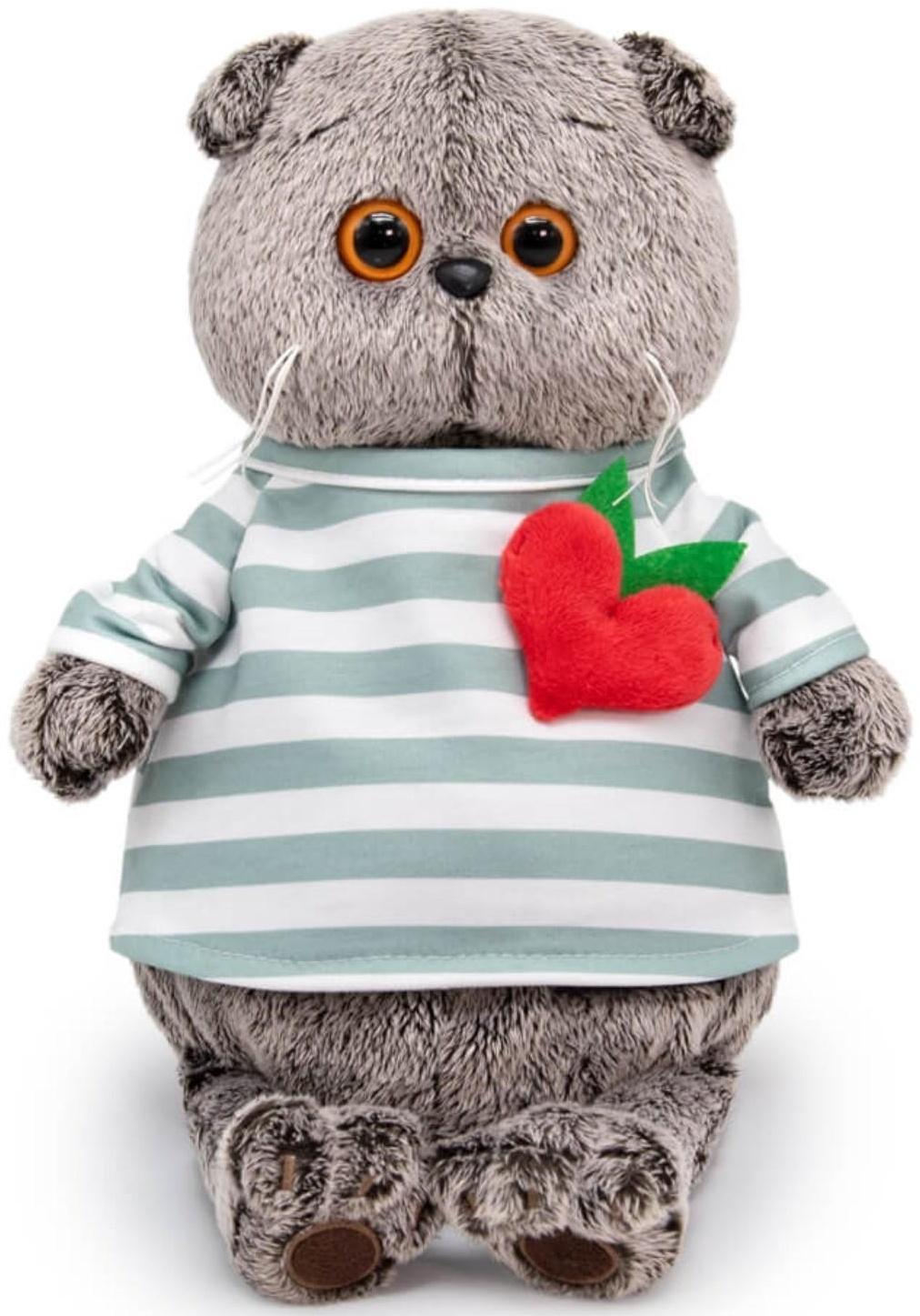 Мягкая игрушка «Басик с сердцем из фетра», 22 см