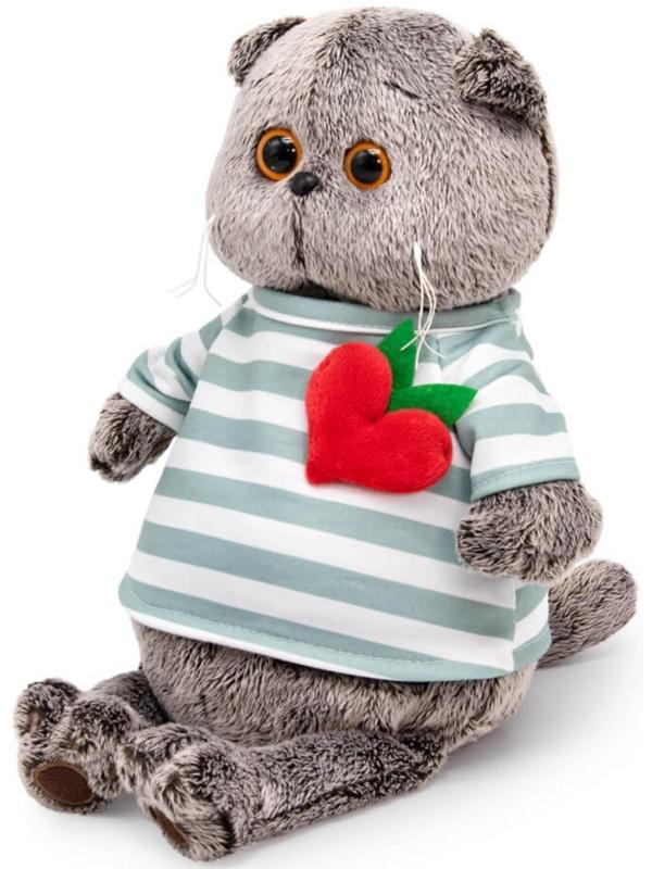 Мягкая игрушка «Басик с сердцем из фетра», 22 см