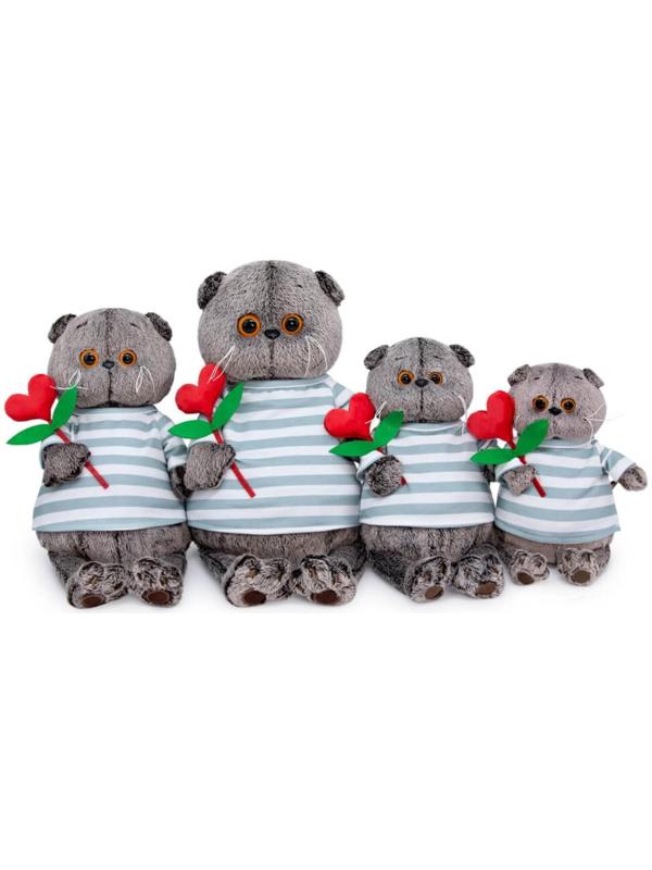 Мягкая игрушка «Басик с сердцем из фетра», 22 см