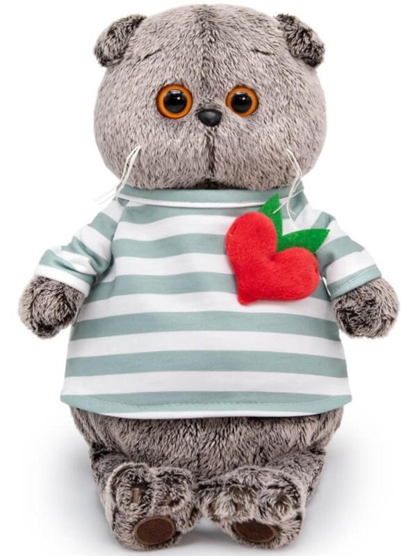 Мягкая игрушка «Басик с сердцем из фетра», 22 см