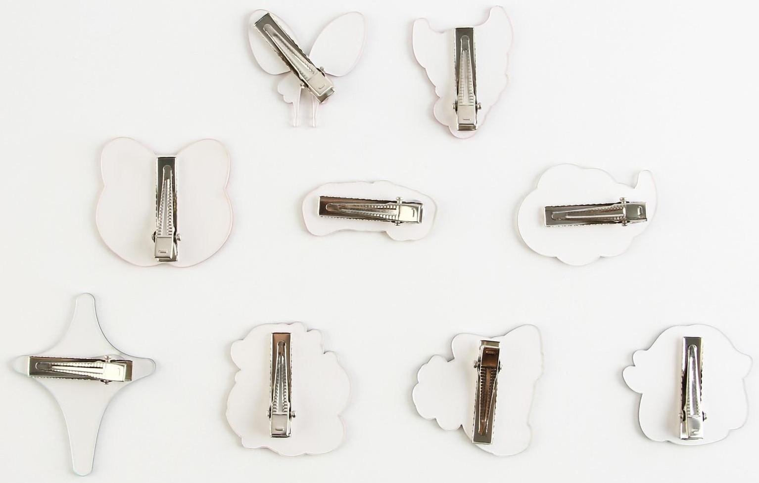 Заколка для волос «Микс»,аниме, 3,7 х 3,7 х 1 см