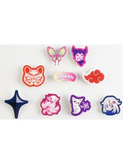 Заколка для волос «Микс»,аниме, 3,7 х 3,7 х 1 см