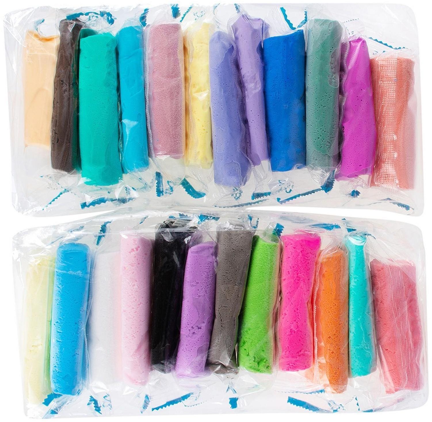 Набор для детской лепки «Лёгкий пластилин» 24 цвета по 20 г