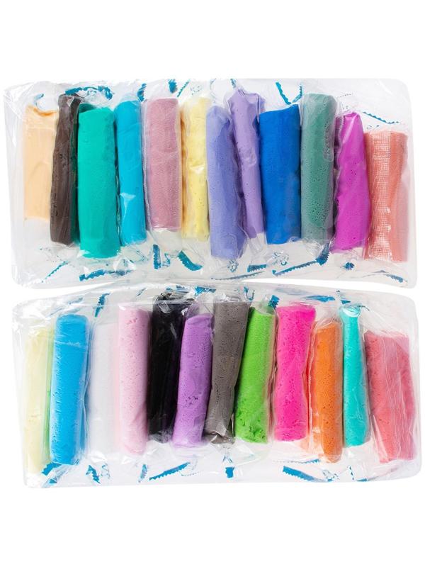 Набор для детской лепки «Лёгкий пластилин» 24 цвета по 20 г