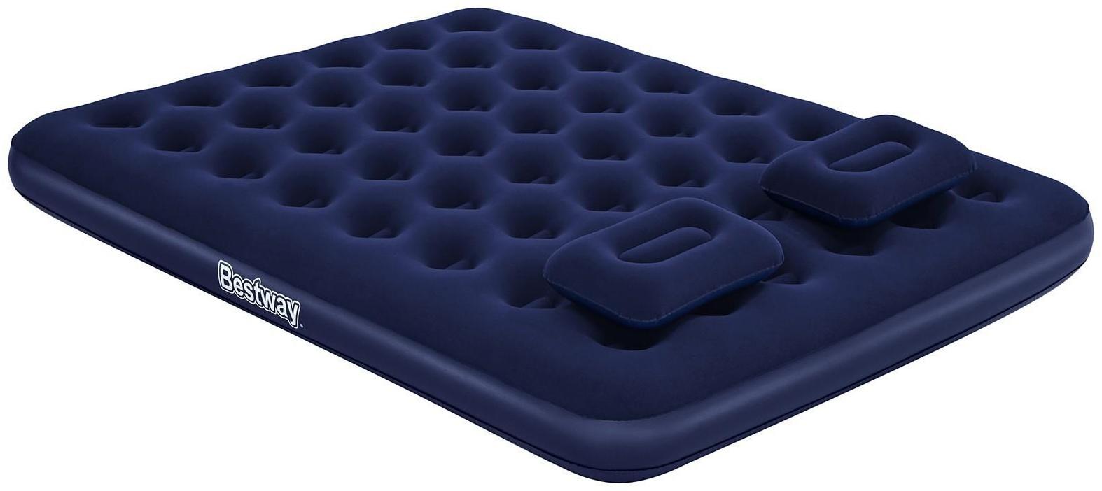 Матрас надувной Queen, р. 203 х 152 х 22 см, ручной насос, 2 подушки 67374
