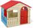 Домик игровой, цвета: красный, голубой, бежевый