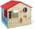 Домик игровой, цвета: красный, голубой, бежевый