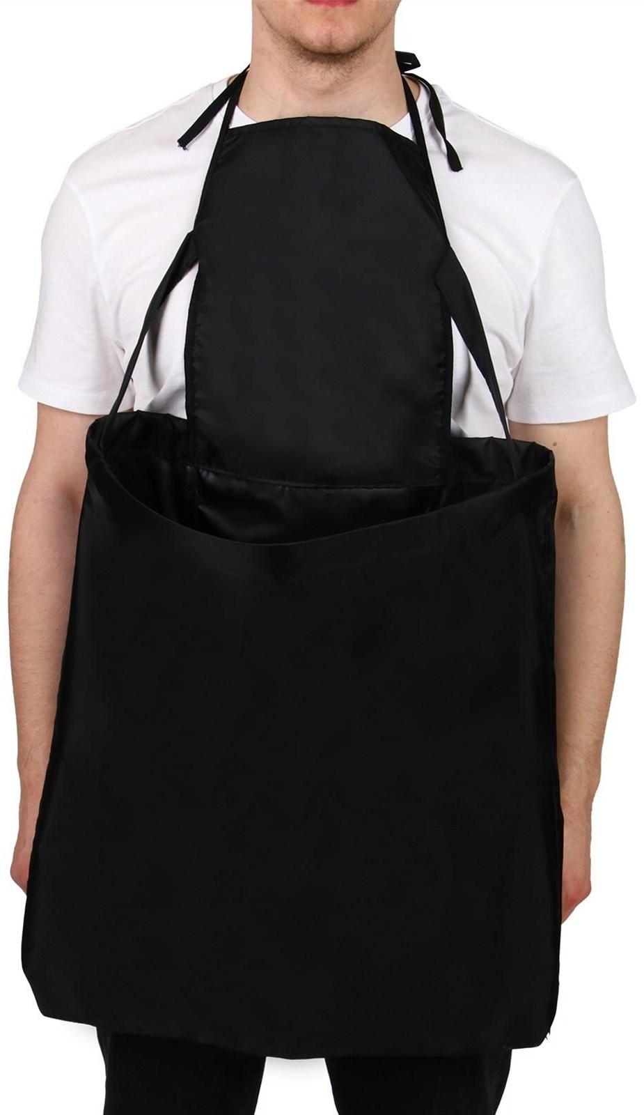 Фартук для сбора урожая, один карман на молнии, чёрный, «Кенгуру»