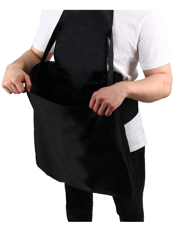 Фартук для сбора урожая, один карман на молнии, чёрный, «Кенгуру»