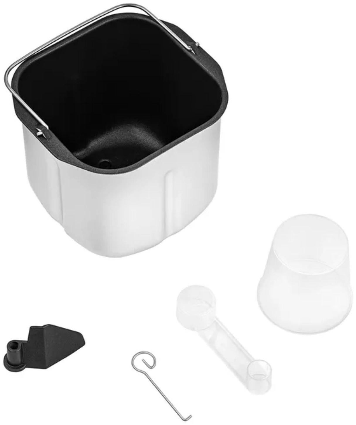 Хлебопечь Kitfort КТ-306, 450 Вт, 12 программ, до 0.75 кг, выбор цвета корочки, серебристая