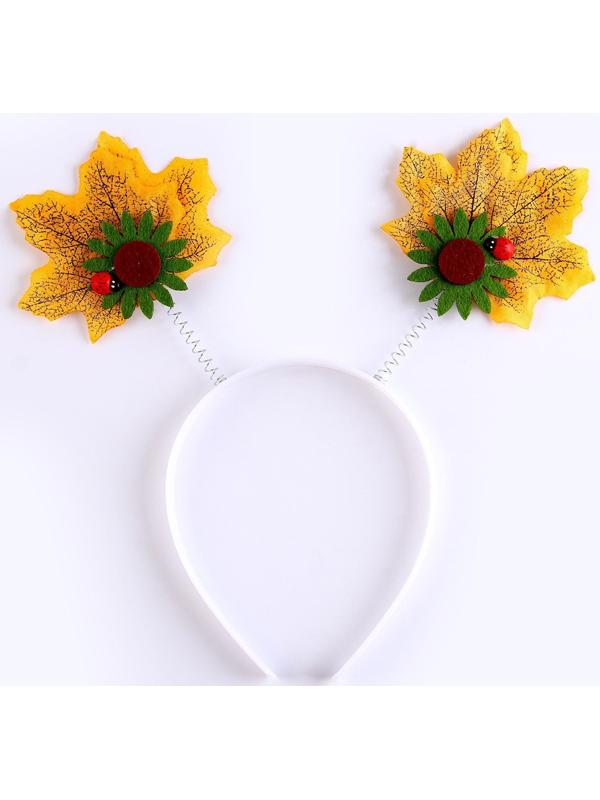Карнавальный ободок «Осень» на пружинках