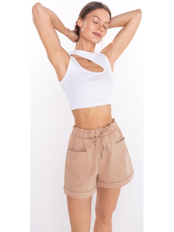 Майка женская, цвет белый, размер 46 (L)