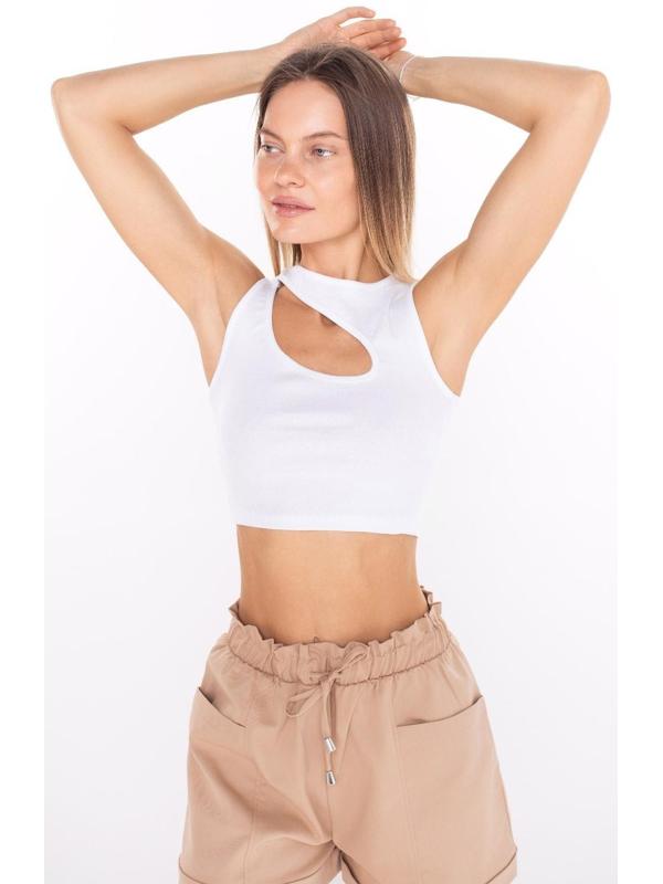 Майка женская, цвет белый, размер 46 (L)