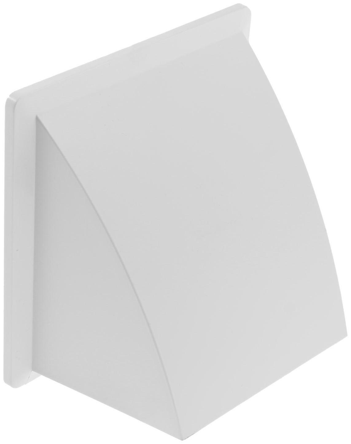 Выход стенной ZEIN, 170 х 170 мм, d=100 мм, с обратным клапаном, белый