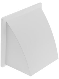 Выход стенной ZEIN, 170 х 170 мм, d=100 мм, с обратным клапаном, белый