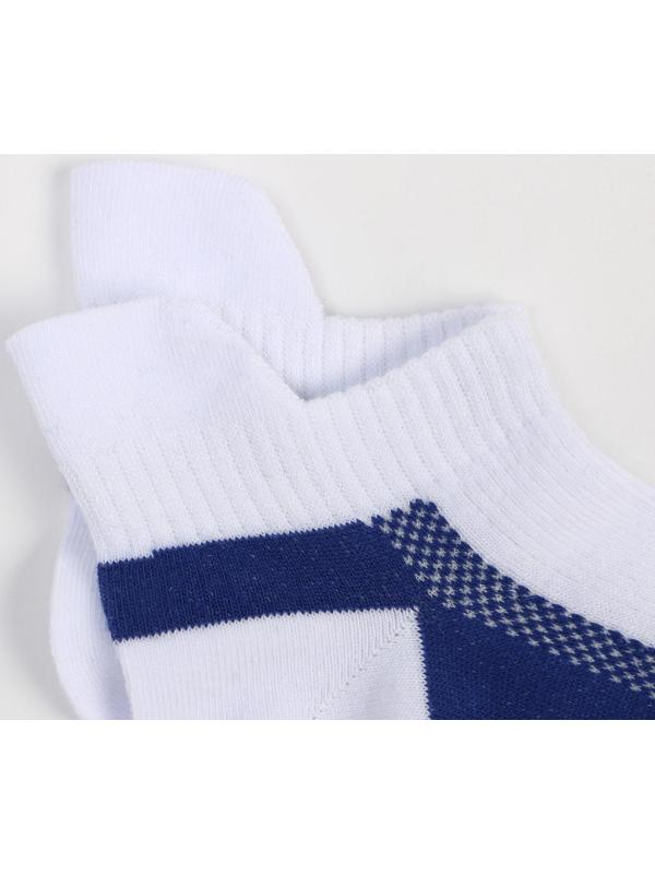 Носки мужские спортивные, цвет белый/синий, размер 29