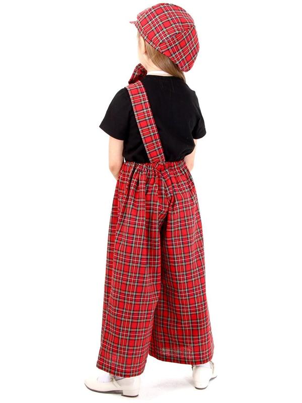 Карнавальный костюм «Клоун с бабочкой», красная клетка, рост 134-152 см