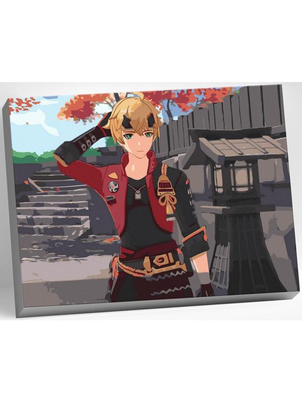 Картина по номерам 30 × 40 см «Геншин» «Тома» 23 цвета