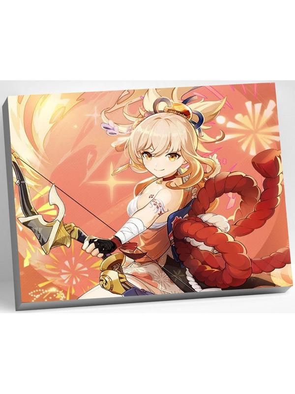 Картина по номерам 30 × 40 см «Геншин» «Ёимия» 24 цвета