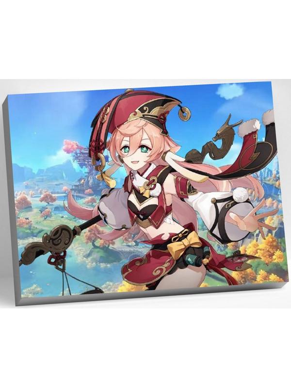 Картина по номерам 30 × 40 см «Геншин» «Янь Фэй» 29 цветов