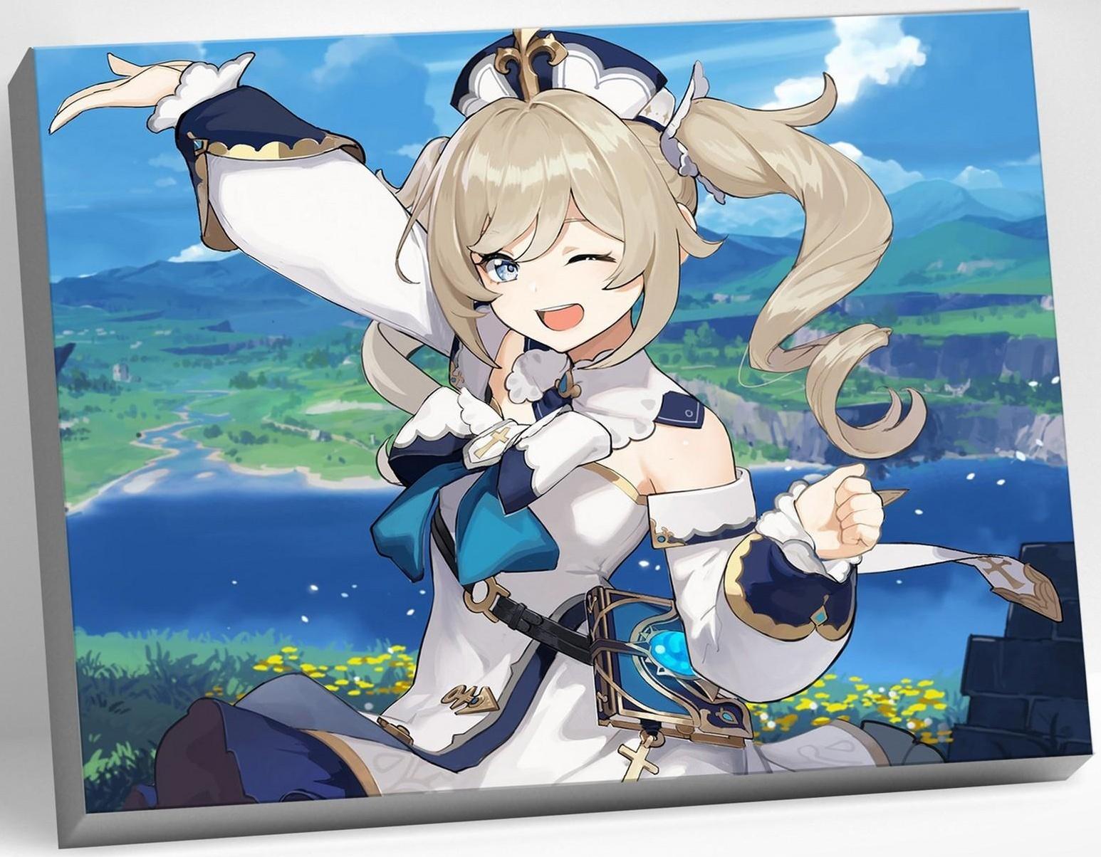 Картина по номерам 30 × 40 см «Геншин» «Барбара» 23 цвета