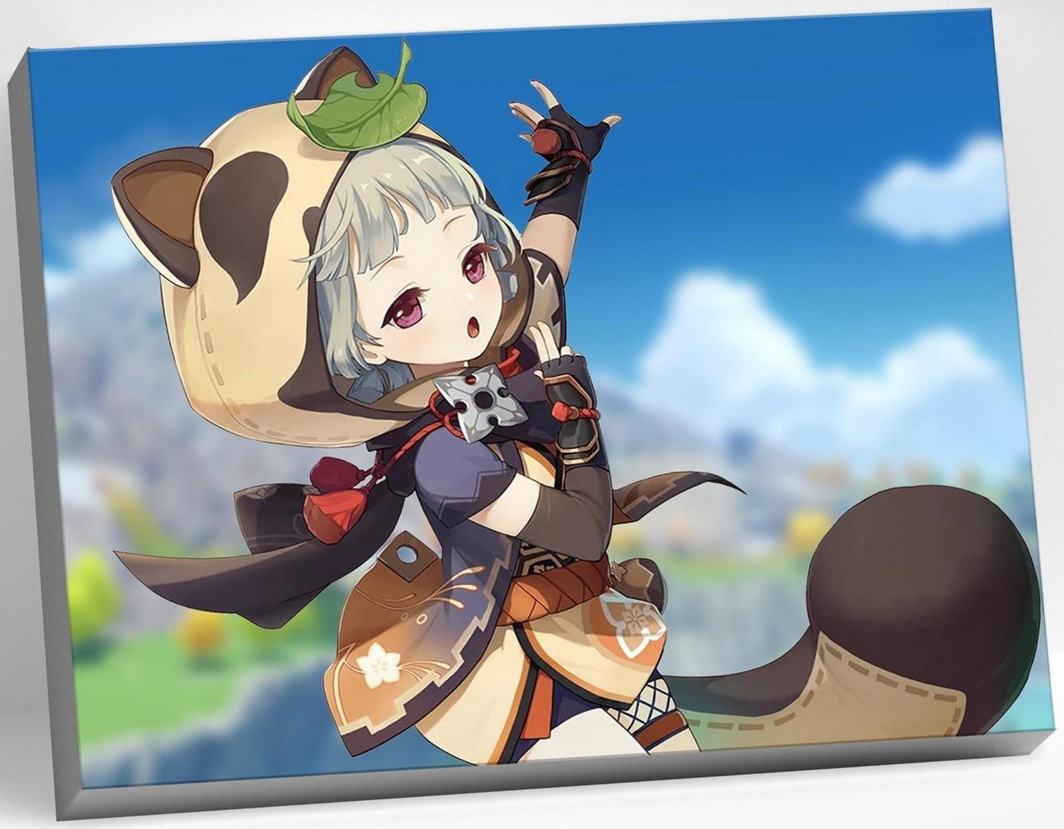 Картина по номерам 30 × 40 см «Геншин» «Саю» 28 цветов