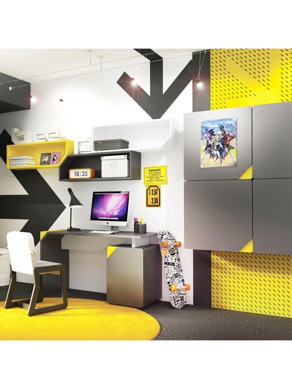 Картина по номерам 30 × 40 см «Геншин» «Лиза, Кэйа, Эмбер, Джинн» 36 цветов