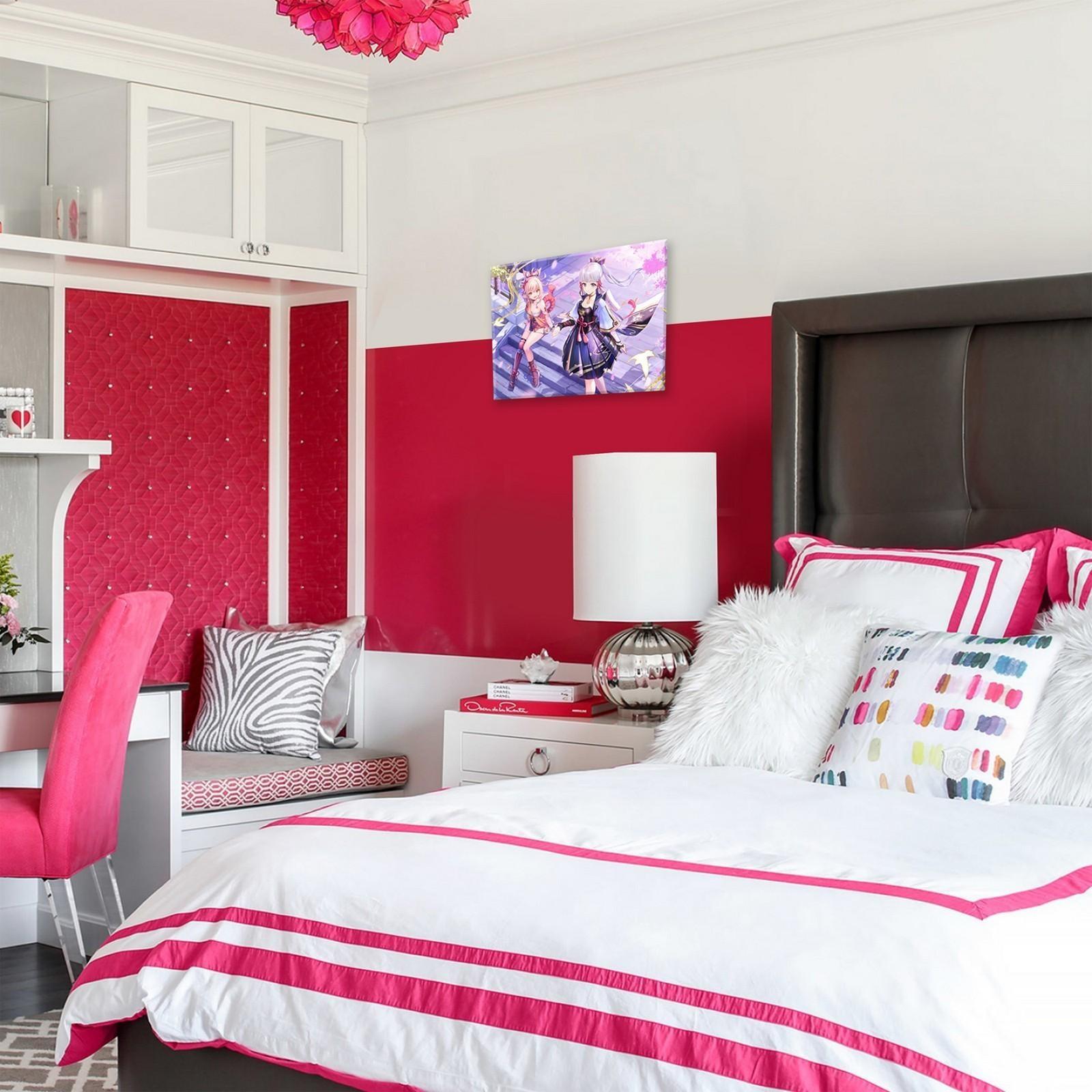 Картина по номерам 30 × 40 см «Геншин» «Ёимия и Аяка» 29 цветов