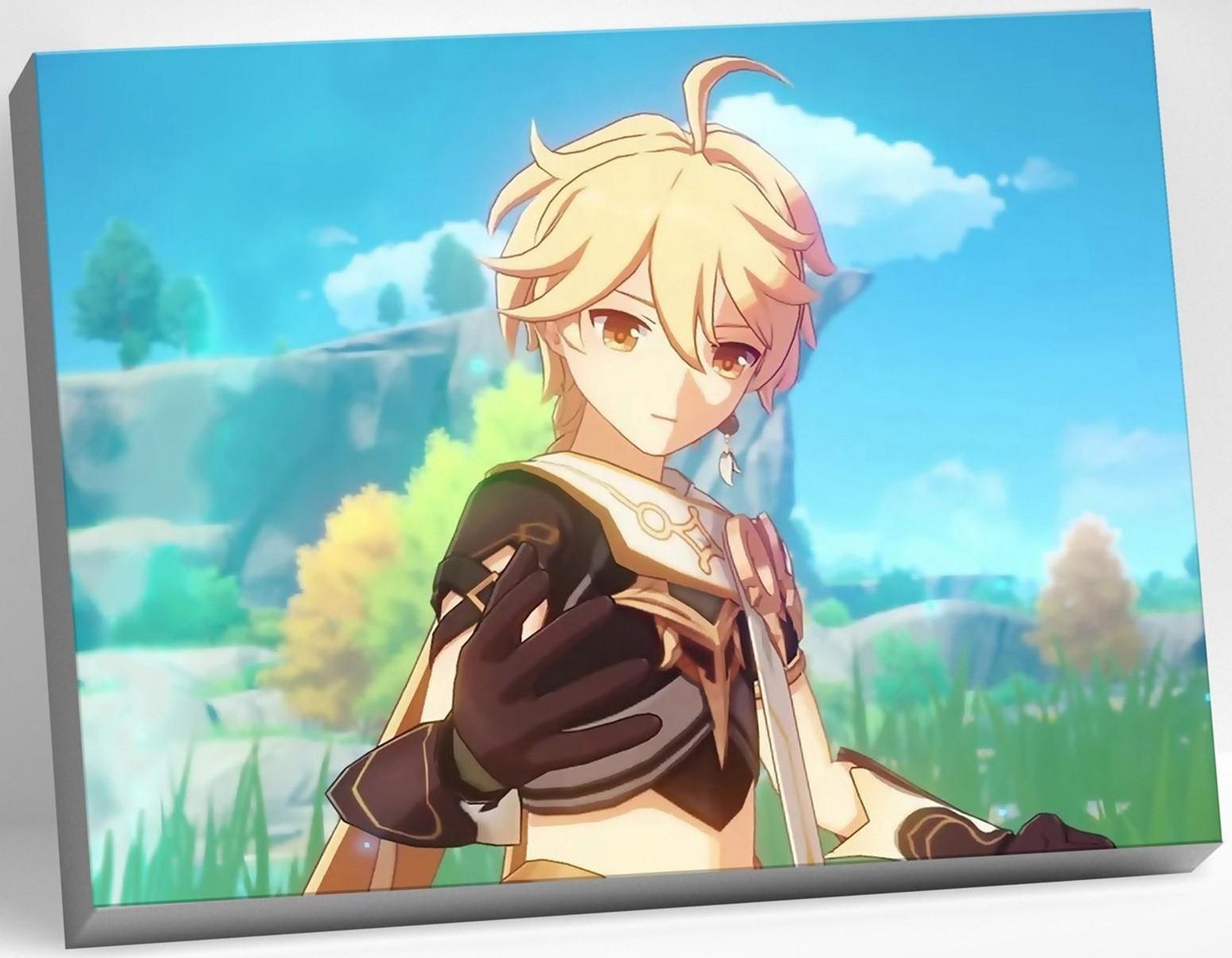 Картина по номерам 30 × 40 см «Геншин» «Итэр» 20 цветов