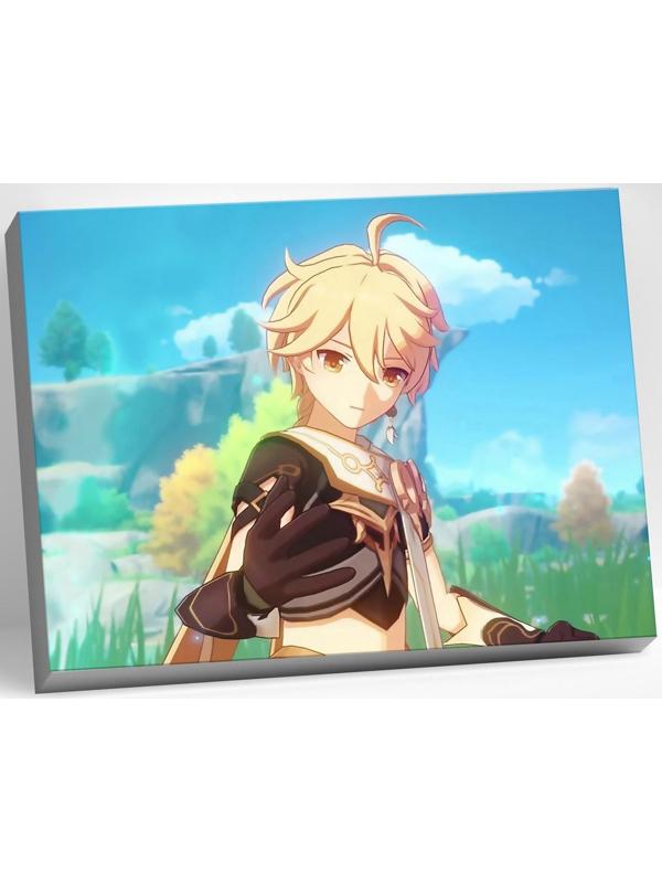 Картина по номерам 30 × 40 см «Геншин» «Итэр» 20 цветов