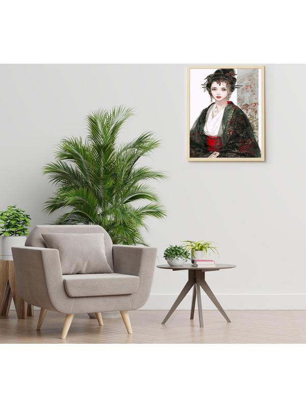 Картина по номерам 40 × 50 см «Гейша» 24 цвета