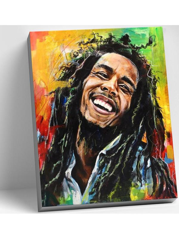 Картина по номерам 40 × 50 см «Боб Марли» 26 цветов