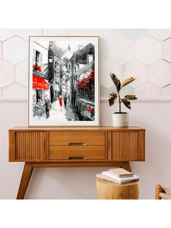 Картина по номерам 40 × 50 см «Улочка старого города» 11 цветов