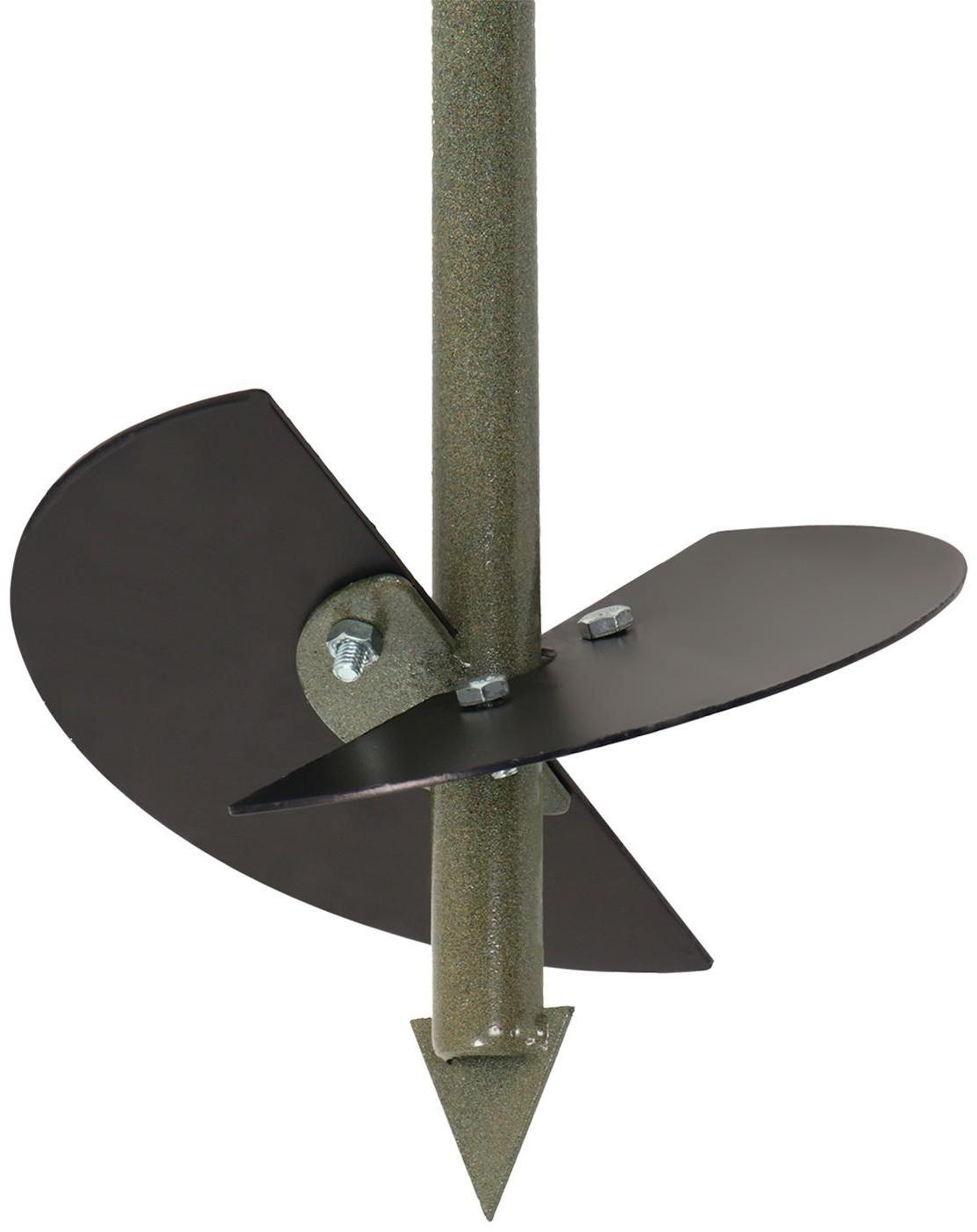 Бур садовый, шнековый, L = 1 м, d = 200 мм