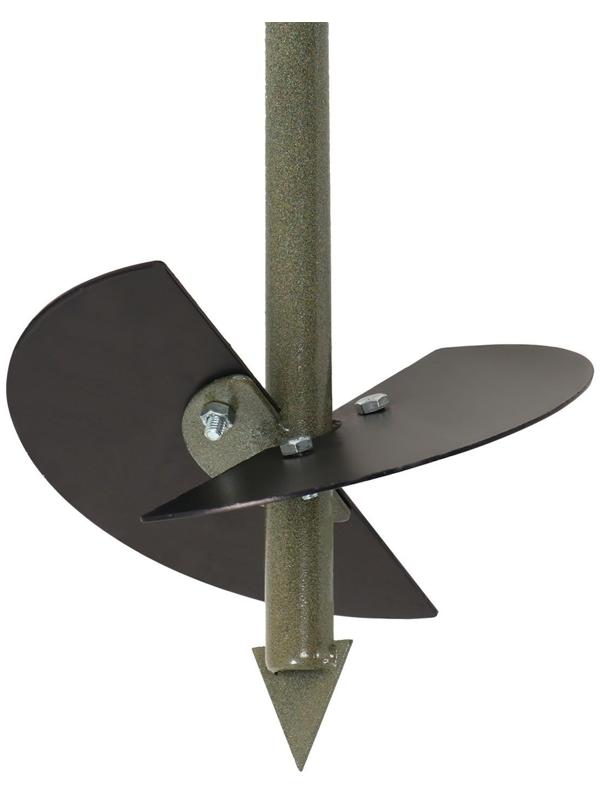 Бур садовый, шнековый, L = 1 м, d = 200 мм