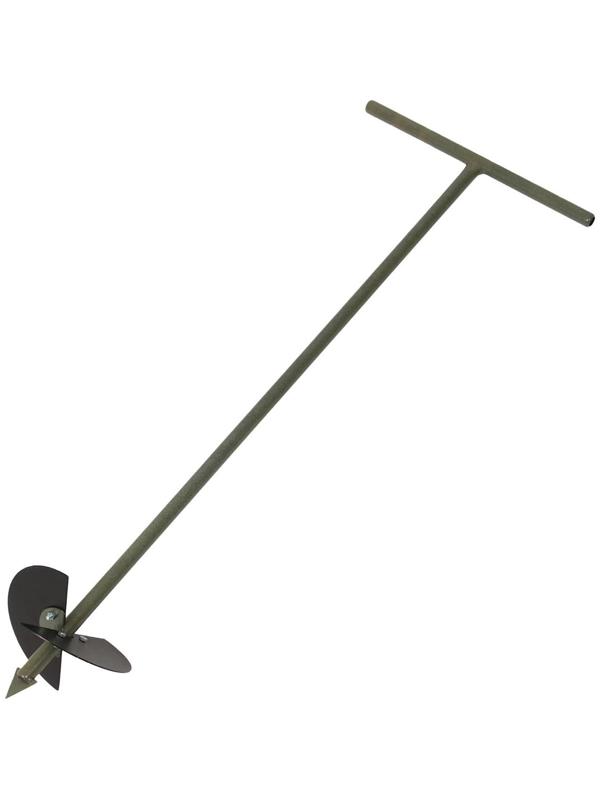 Бур садовый, шнековый, L = 1 м, d = 200 мм