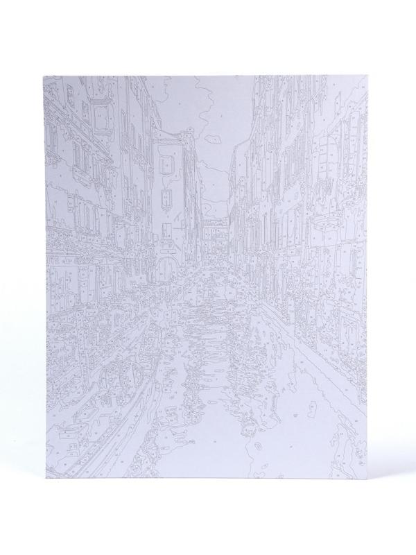 Картина по номерам на картоне 40 × 50 см «Венецианский канал»