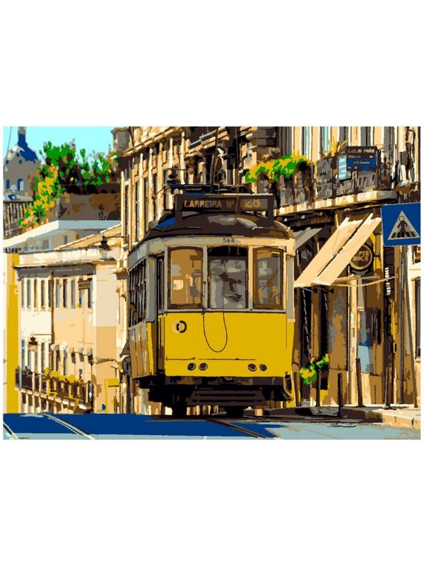 Картина по номерам холст на подрамнике 30 × 40 см «Лиссабон»