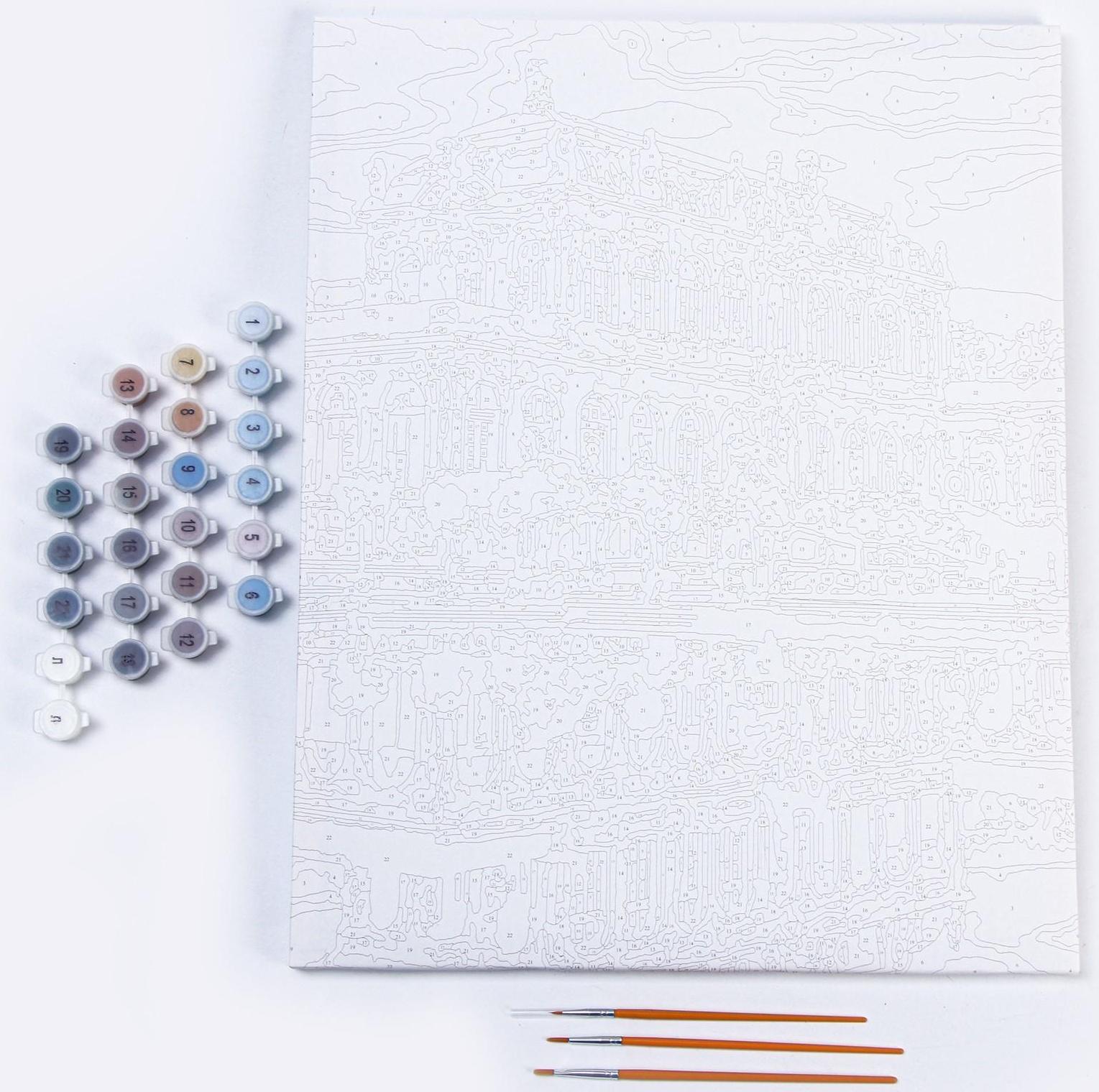 Картина по номерам холст на подрамнике 40 × 50 см «Дворец Цвингер»